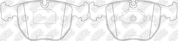 NIBK PN0401 - Тормозные колодки 