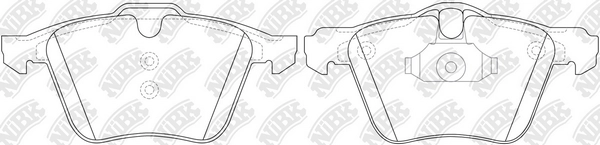 NIBK PN0483 - Тормозные колодки 