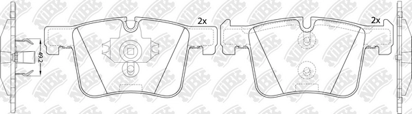 Тормозные колодки 
