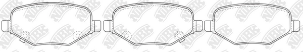 NIBK PN0698 - Тормозные колодки 