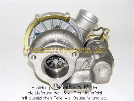 SCHLÜTTER TURBOLADER PRO-02190 - Компрессор, наддув proturbo concept ® - KIT with ADVANCED GUARANTEE.
