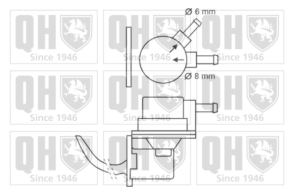 QUINTON HAZELL QFP19 - Топливный насос