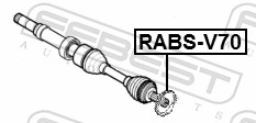 FEBEST RABS-V70 - Кольцо АБС