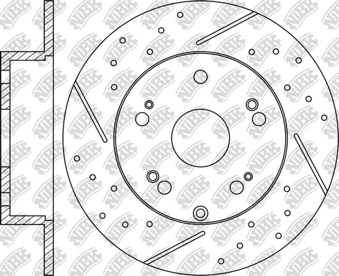 NIBK RN1411DSET - Экономичный тормозной диск