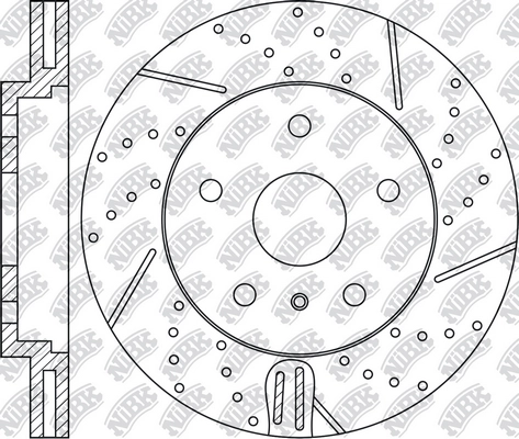 NIBK RN1423DSET - Экономичный тормозной диск