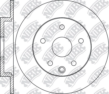 NIBK RN1768 - Тормозные диски