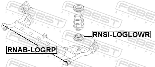 FEBEST RNAB-LOGRP - Сайлентблок
