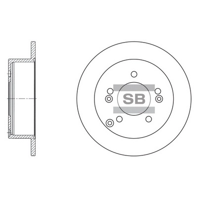 HI-Q SD1024 - Тормозные диски