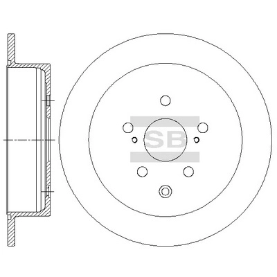 HI-Q SD4035 - Тормозные диски