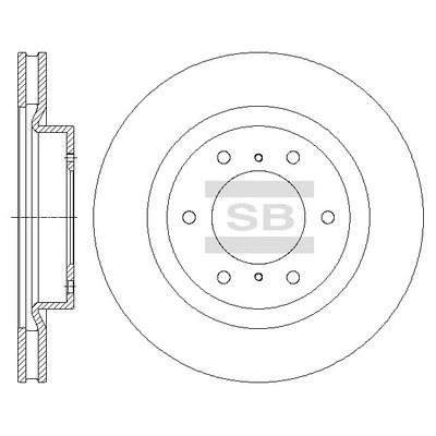 HI-Q SD4324 - Тормозные диски