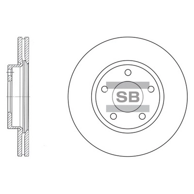 HI-Q SD4401 - Тормозные диски