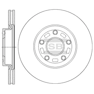 HI-Q SD4428 - Тормозные диски