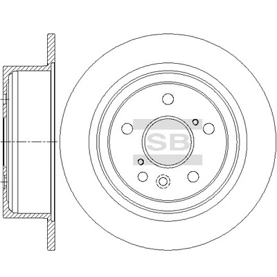 HI-Q SD4647 - Тормозные диски
