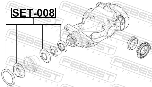 Сальник полуоси