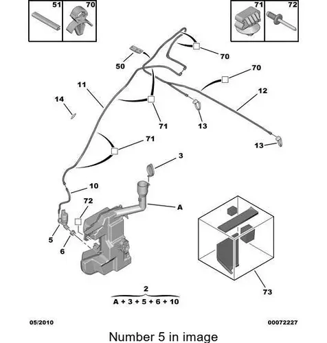 PSA 643497 - насос омывателя