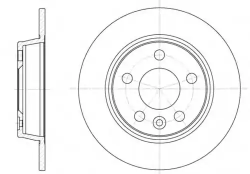 REMSA 645300 - Диск тормозной