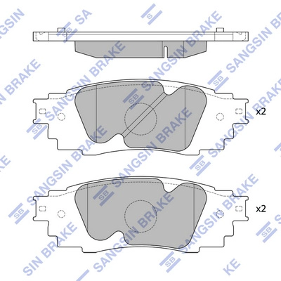 HI-Q SP4091 - Тормозные колодки 