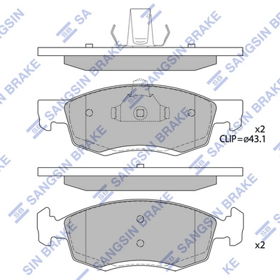 Тормозные колодки 