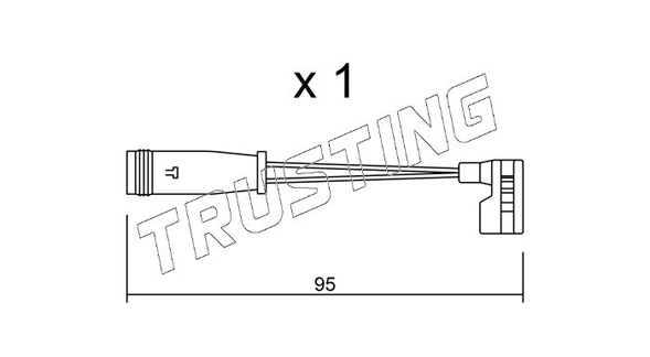 TRUSTING SU.164 - Датчик износа тормозных колодок