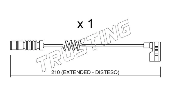 TRUSTING SU.209 - Датчик износа тормозных колодок