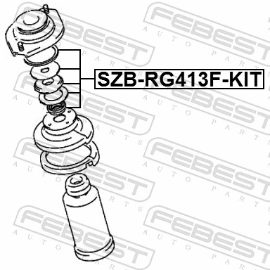 FEBEST SZB-RG413F-KIT - Опорный подшипник