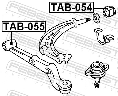 FEBEST TAB-054 - Сайлентблок