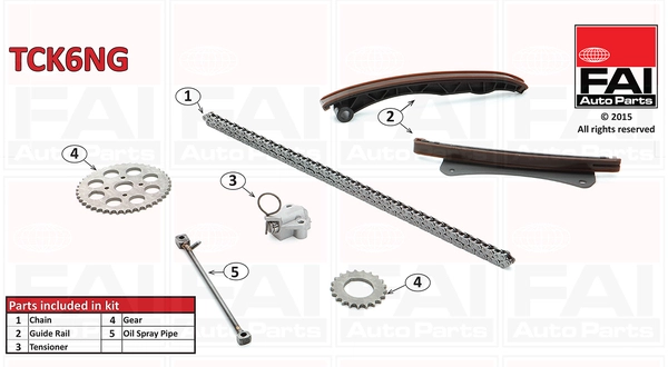 FAI AUTOPARTS TCK6NG - Комплект цепи ГРМ
