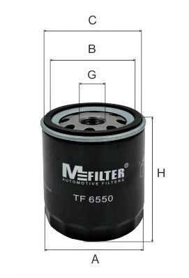 MFILTER TF 6550 - Масляный фильтр