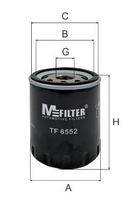 MFILTER TF 6552 - Масляный фильтр
