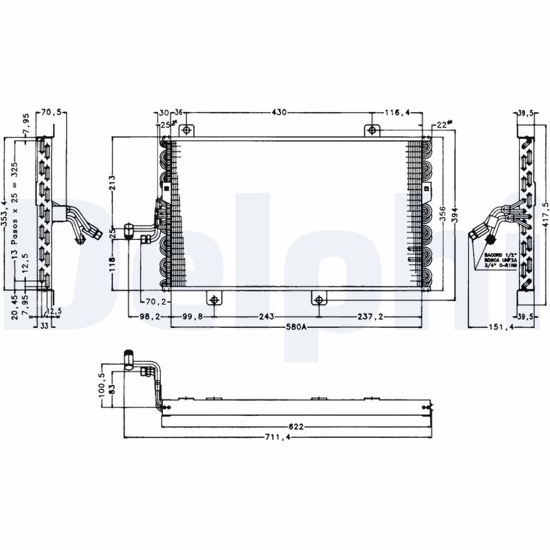 Радиатор кондиционера