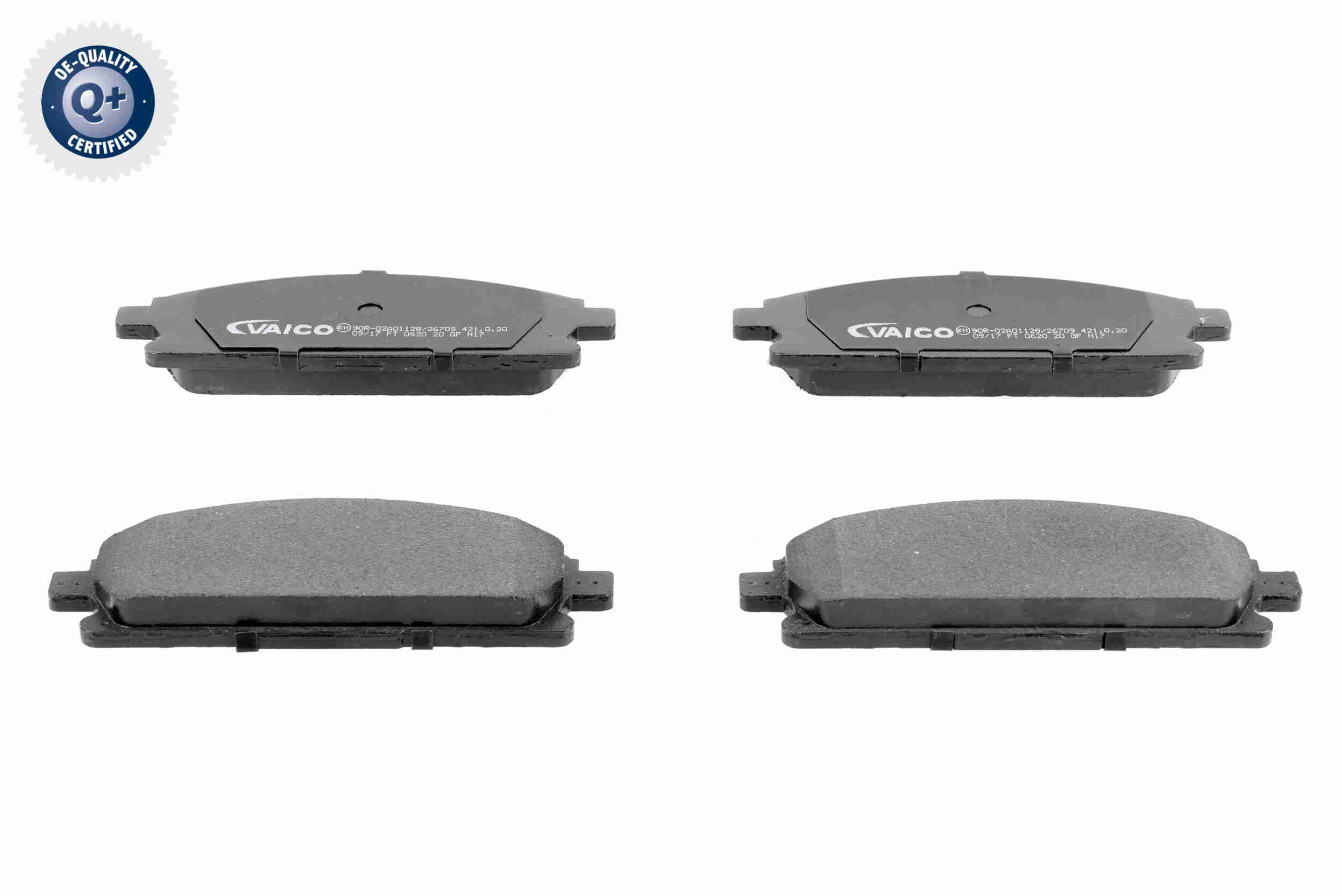 VAICO V38-0034 - Комплект тормозных колодок, дисковый тормоз Q+, original equipment manufacturer quality