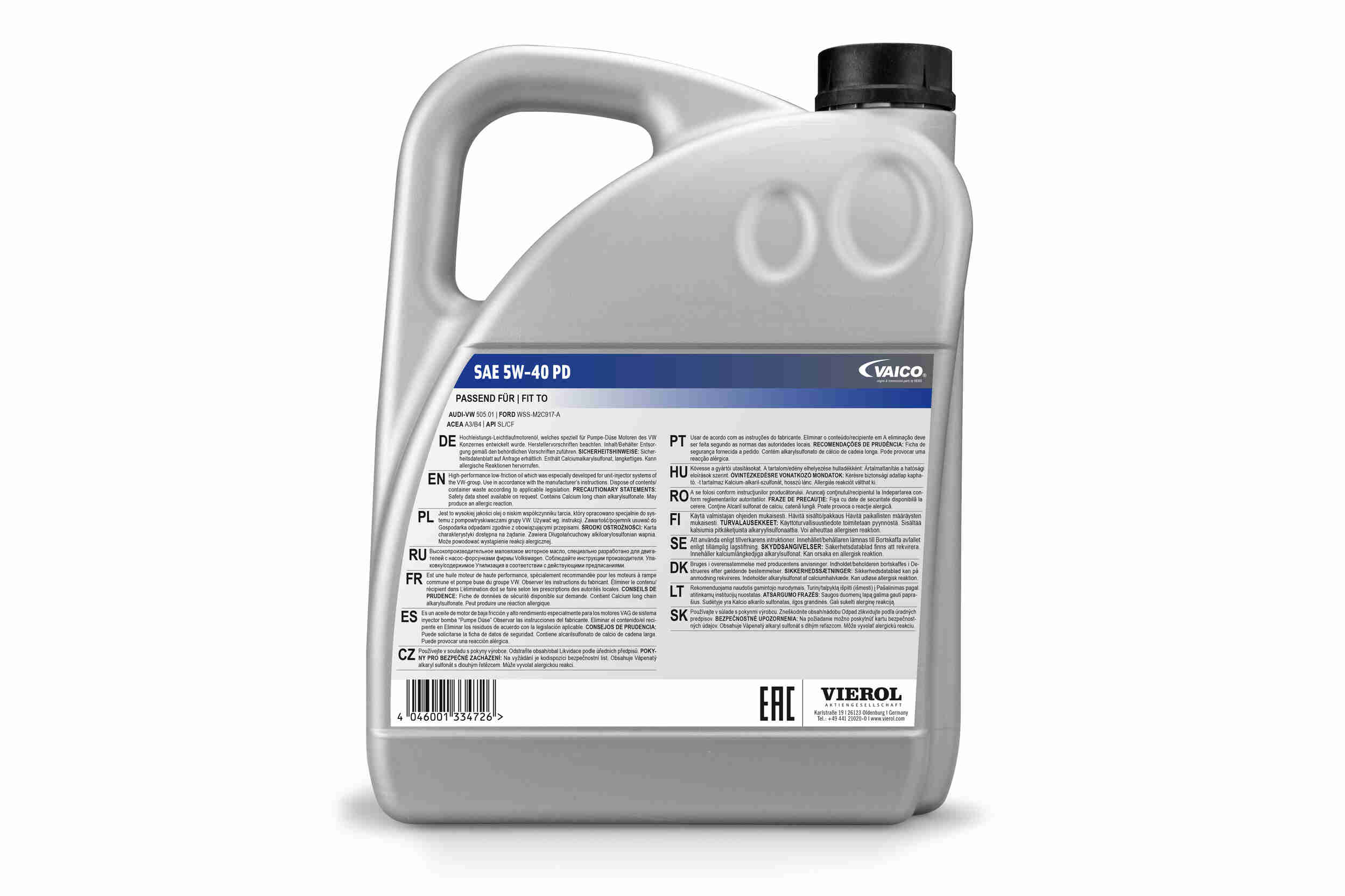 VAICO V60-0072 - Моторное масло Green Mobility Parts