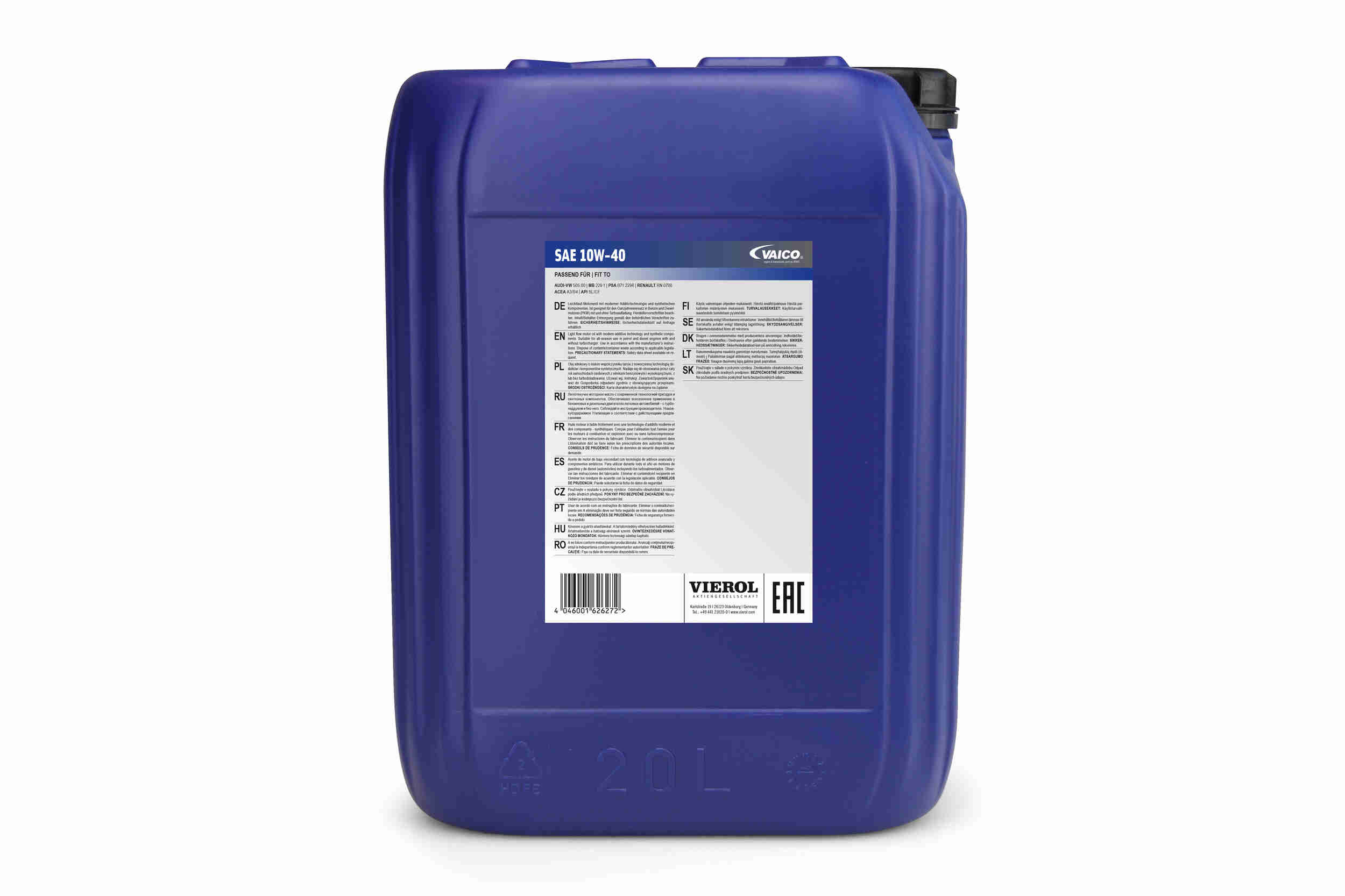 VAICO V60-0259 - Моторное масло Original VAICO Quality