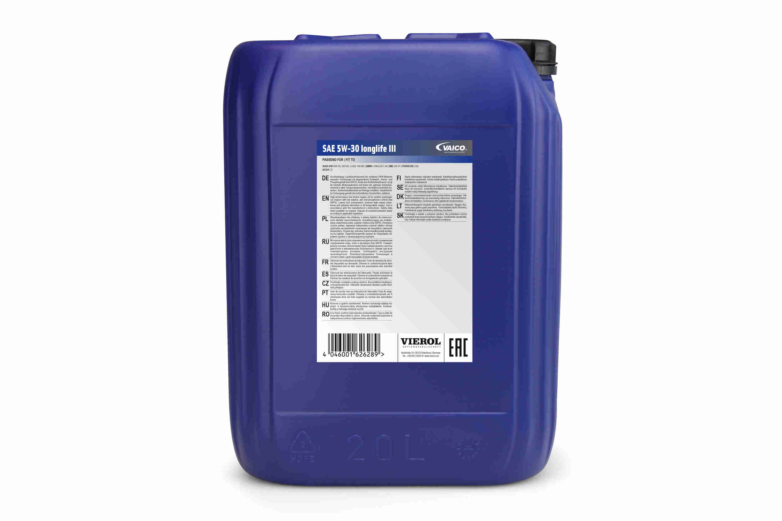 VAICO V60-0260 - Моторное масло Green Mobility Parts