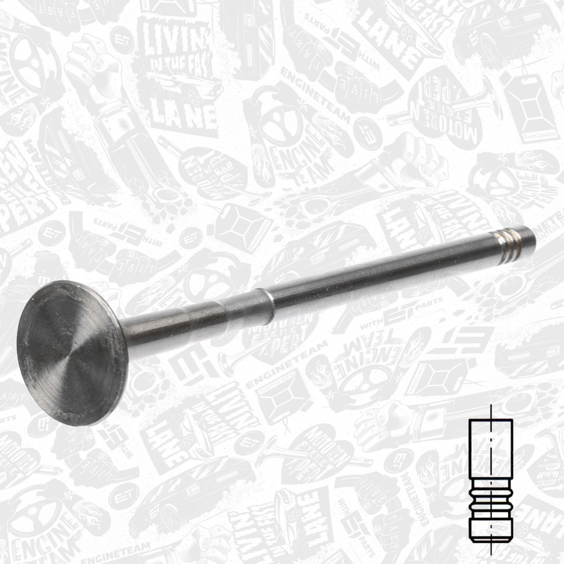 ET ENGINETEAM VE0134 - Выпускной клапан