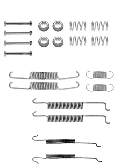 Ремкомплект тормозных колодок ручника
