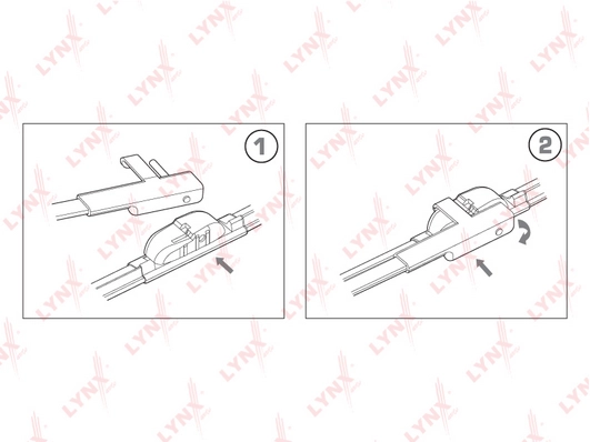 LYNXAUTO XF5348S - Щетки стеклоочистителя