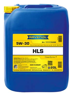 Моторное масло RAVENOL HLS SAE 5W-30