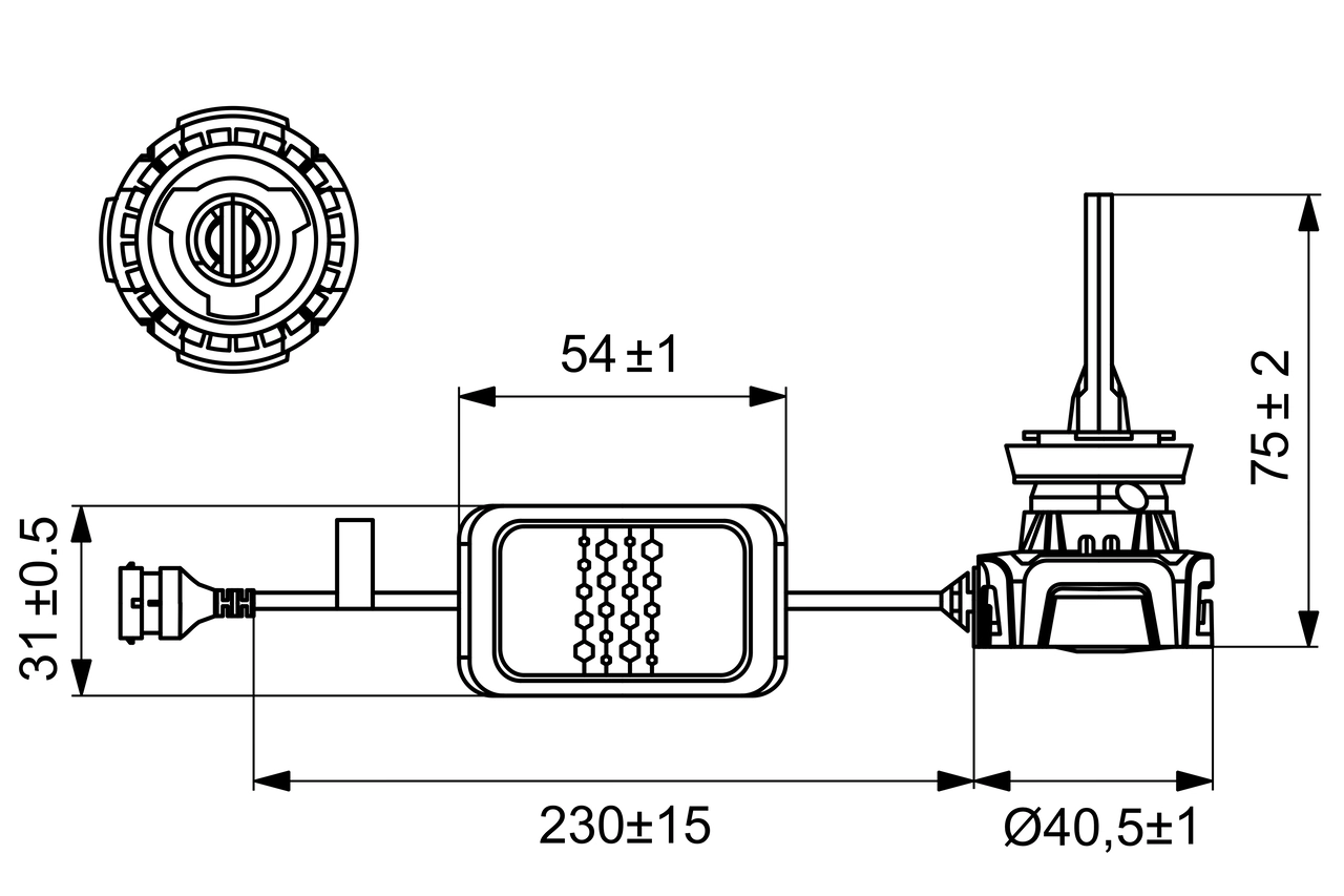 BOSCH 1 987 301 558 - Лампа накаливания, фара дальнего света LED Gigalight TWIN