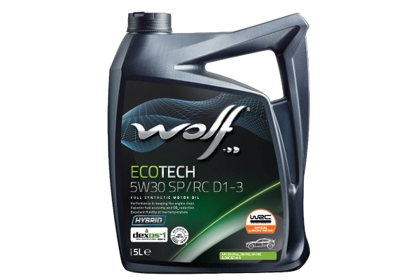 Моторное масло WOLF ECOTECH 5W30 SP/RC D1-3