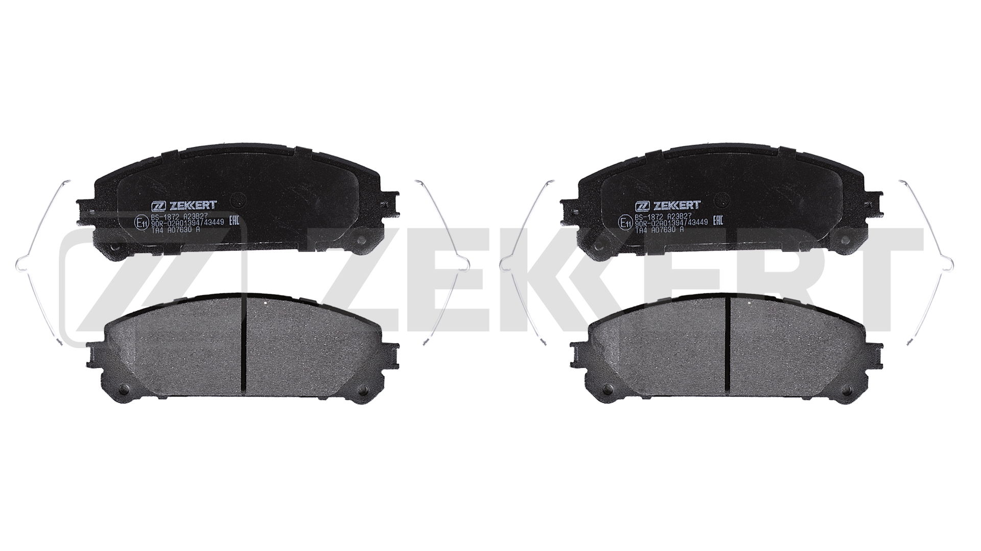 ZEKKERT BS-1872 - Тормозные колодки 