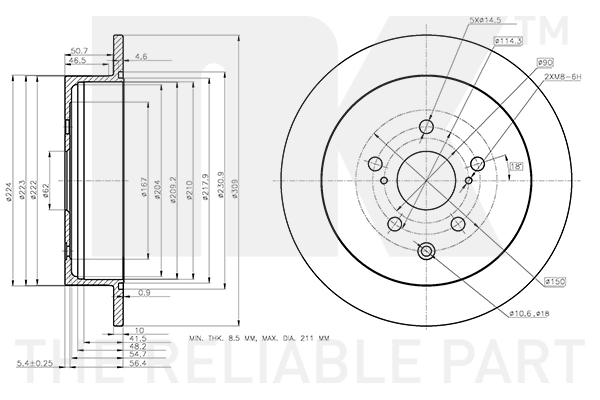 NK 3145182 - Тормозные диски