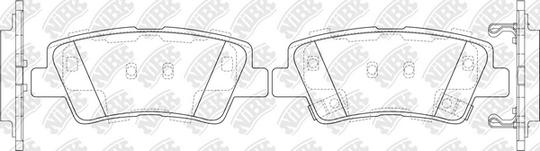 NIBK PN0538S - Тормозные колодки