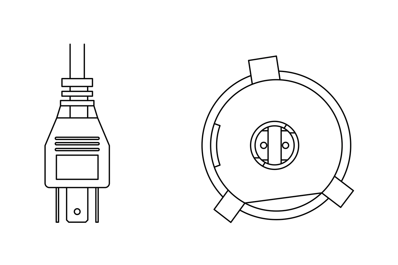 Лампа накаливания, фара дальнего света Светодиод Gigalight TWIN