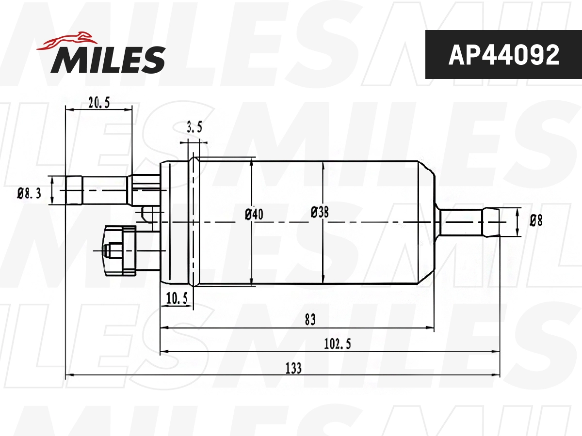 MILES AP44092 - Топливный насос