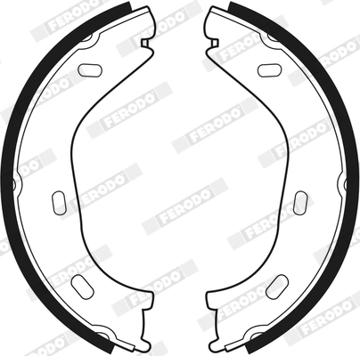 FERODO FSB63 - Комплект тормозных колодок, стояночная тормозная система PREMIER