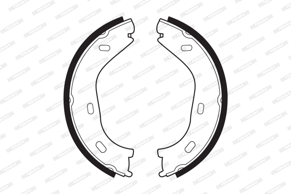 FERODO FSB63 - Комплект тормозных колодок, стояночная тормозная система PREMIER