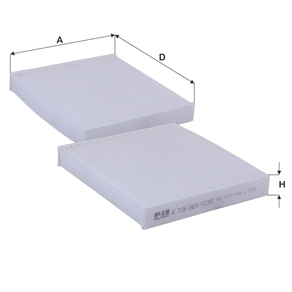 FIL FILTER HC 7138 - Салонный фильтр