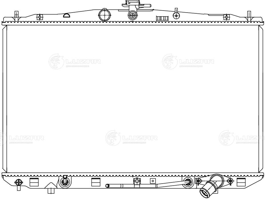 LUZAR LRc 1976 - Радиатор охлаждения