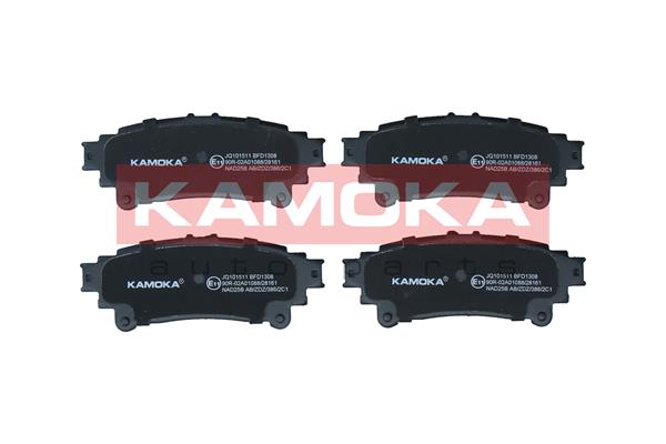 KAMOKA JQ101511 - Комплект тормозных колодок, дисковый тормоз KAMOKA